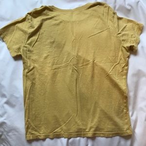yellow tee